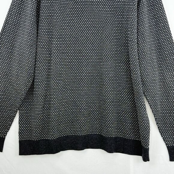 OLD NAVY Men's Sweater 3XL TALL Crew Neck Grey White Long Sleeves - Picture 5 of 13